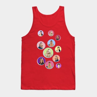 Keeping Up Kardashians Collage Kim Kylie Khloe Kendall Tank Top